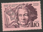 Stamps : Europe : Russia :  Beethoven