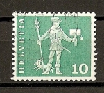 Stamps : Europe : Switzerland :  Serie basica.