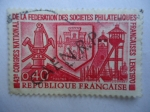 Sellos de Europa - Francia -  43 Congres National de la Federation des Societes Philateliques Franaçaises-Lens 1970