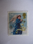 Stamps United Kingdom -  Peace on  Eareth - Paz en la Tierra.