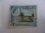 Stamps : Africa : Malawi :  Tumba de Lord Cecil Rhodes - Matopos