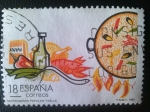Sellos de Europa - Espa�a -  Gastronomía. Paella valenciana