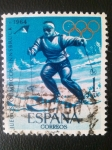 Stamps Spain -  Juegos olímpicos de Innsbruck y Tokio. Slalom