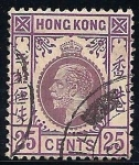 Sellos de Asia - Hong Kong -  Rey Jorge V.