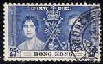 Sellos de Asia - Hong Kong -  Coronación de la Reina Isabel y el Rey Jorge VI.