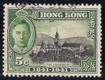 Sellos de Asia - Hong Kong -  Centenario de la dominación británica. La Universidad de Hong Kong.