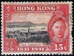 Sellos de Asia - Hong Kong -  Centenario de la dominación británica. The Harbour.