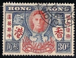 Sellos de Asia - Hong Kong -  Regreso a la paz después de la Segunda Guerra Mundial.