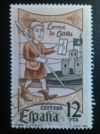 Stamps Spain -  Día del sello. Correos de castilla