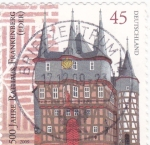 Stamps Germany -  500 AÑOS DE RATHAUS FRANKENBERG