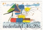 Stamps : Europe : Netherlands :  DIBUJO INFANTIL