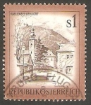 Stamps : Europe : Austria :  1304 - Vista de Kahlenbergerdorf, en Viena