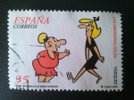 Stamps Spain -  Hermanas Gilda. Personajes de tebeo