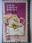 Stamps United States -  Letters-Preserve-Memories - Cartas-Preservar-Recuerdos.