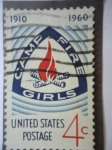 Stamps United States -  Unitede States postage - Camp fire girls -1910-1960 (Muchachas del fuego del campamento
