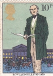 Sellos de Europa - Reino Unido -  ROWLAND HILL 1795-1879 INVENTOR