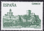 Stamps Spain -  Fortaleza de la Mota