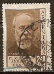 Stamps Argentina -  Florentino Ameghino (antropólogo).