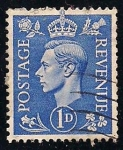 Stamps United Kingdom -  REY JORGE VI