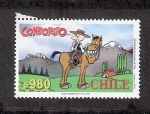 Sellos de America - Chile -  Cómic: Condorito huaso