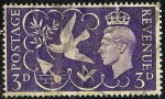 Stamps : Europe : United_Kingdom :  REY JORGE VI Y SIMBOLO DE PAZ E INDUSTRIA.