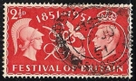 Stamps United Kingdom -  Festival de Gran Bretaña, 1951