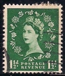 Stamps United Kingdom -  REINA ELIZABETH.