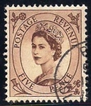 Stamps : Europe : United_Kingdom :  REINA ELIZABETH.