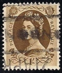 Stamps United Kingdom -  REINA ELIZABETH.
