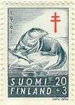 Stamps Finland -  Nutria