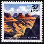 Sellos de America - Estados Unidos -  ESTADOS UNIDOS -  Parque Nacional del Gran Cañón