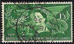Stamps : Europe : United_Kingdom :  1958 Imperio Británico y la Commonwealth Games.