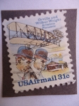 Stamps United States -  USA Irmail-Orville and Wilbur Wright Aviation Pionneerrs