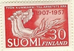 Stamps : Europe : Finland :  Alegoría