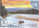 Stamps Argentina -  MINA CLAVERO CORDOBA