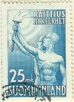 Stamps Finland -  Alegoría