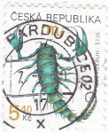 Stamps : Europe : Czech_Republic :  HOROSCOPO- CANCER