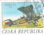 Stamps Europe - Czech Republic -  AVIÓN DE RECONOCIMIENTO LETOV S-1