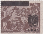 Stamps Spain -  Los Borrachos- Velazquez (10)