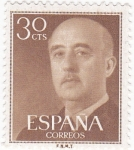 Stamps : Europe : Spain :  General Franco (10)