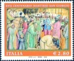 Stamps : Europe : Italy :  2603 - El martirio de San Jorge