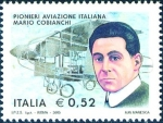 Stamps Italy -  2564 - Pioneros de la aviacion italiana - Mario Cobianchi