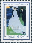 Stamps Italy -  2548 - Mujer con vestido azul