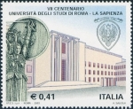 Sellos del Mundo : Europa : Italia : 2545 - Universidad La Sapienza, de Roma.