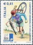 Stamps : Europe : Italy :  2530 - Campeonato mundial de ciclocross