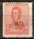 Stamps Argentina -  General José de San Martín.