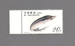 Stamps China -  FAUNA  Peces ESTURION Caluga