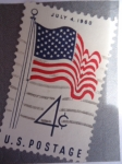 Stamps United States -  U.S. Postage - Bandera