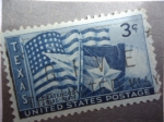 Stamps United States -  United States Postage- Texas-Categoría de Estado 1845-1945