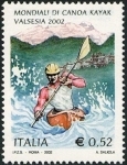 Sellos de Europa - Italia -  2494 - Campeonato Mundial de Kayak